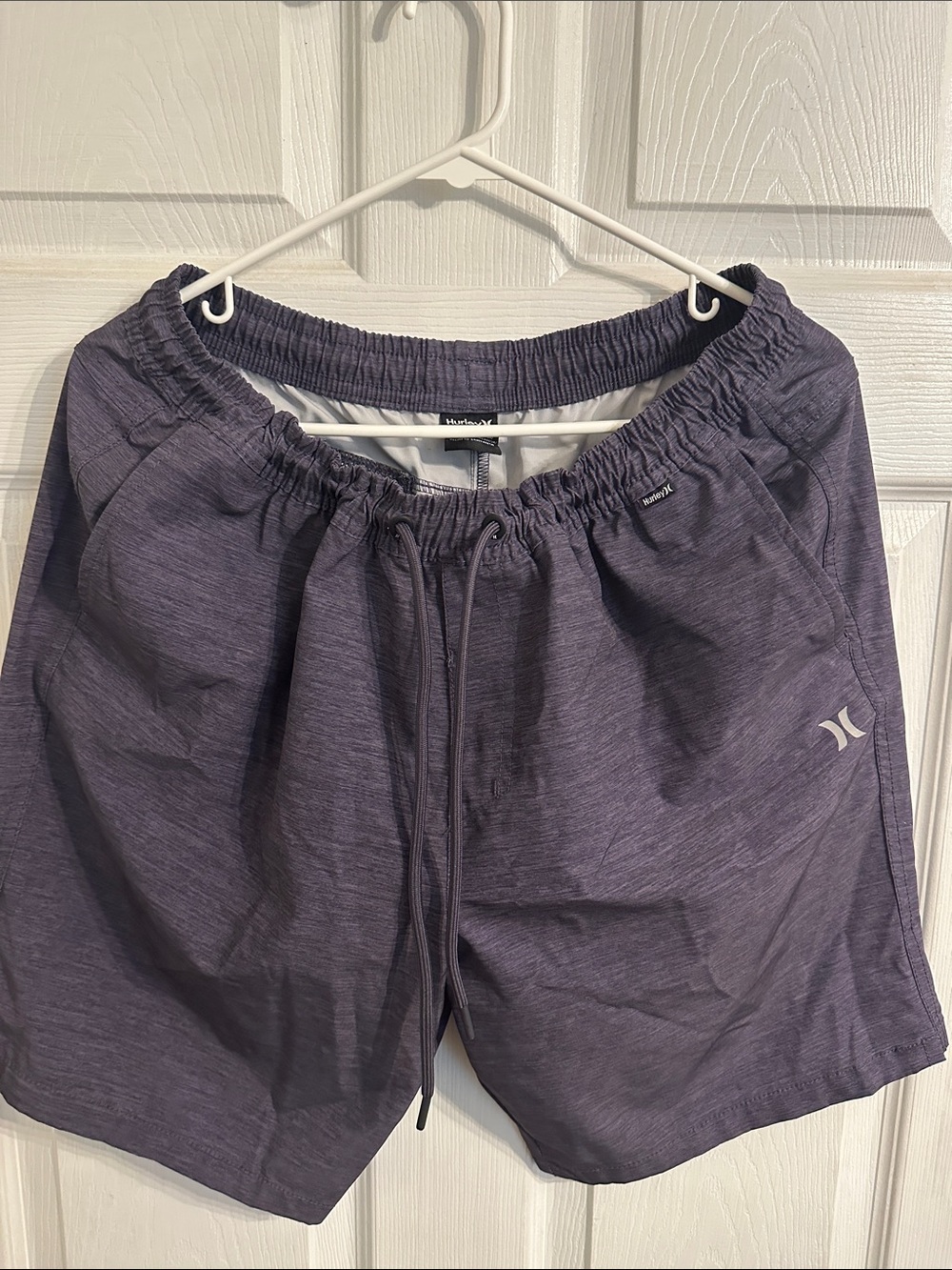 Hurley Men’s Heather Purple Athletic Swim Shorts